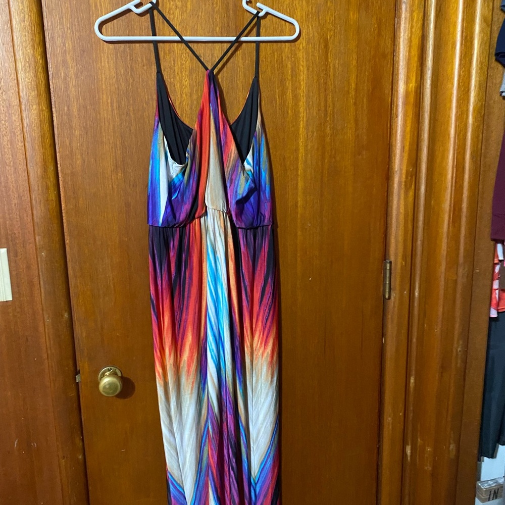 VENUS Multicolor Chevron Dress - Picture 4 of 5